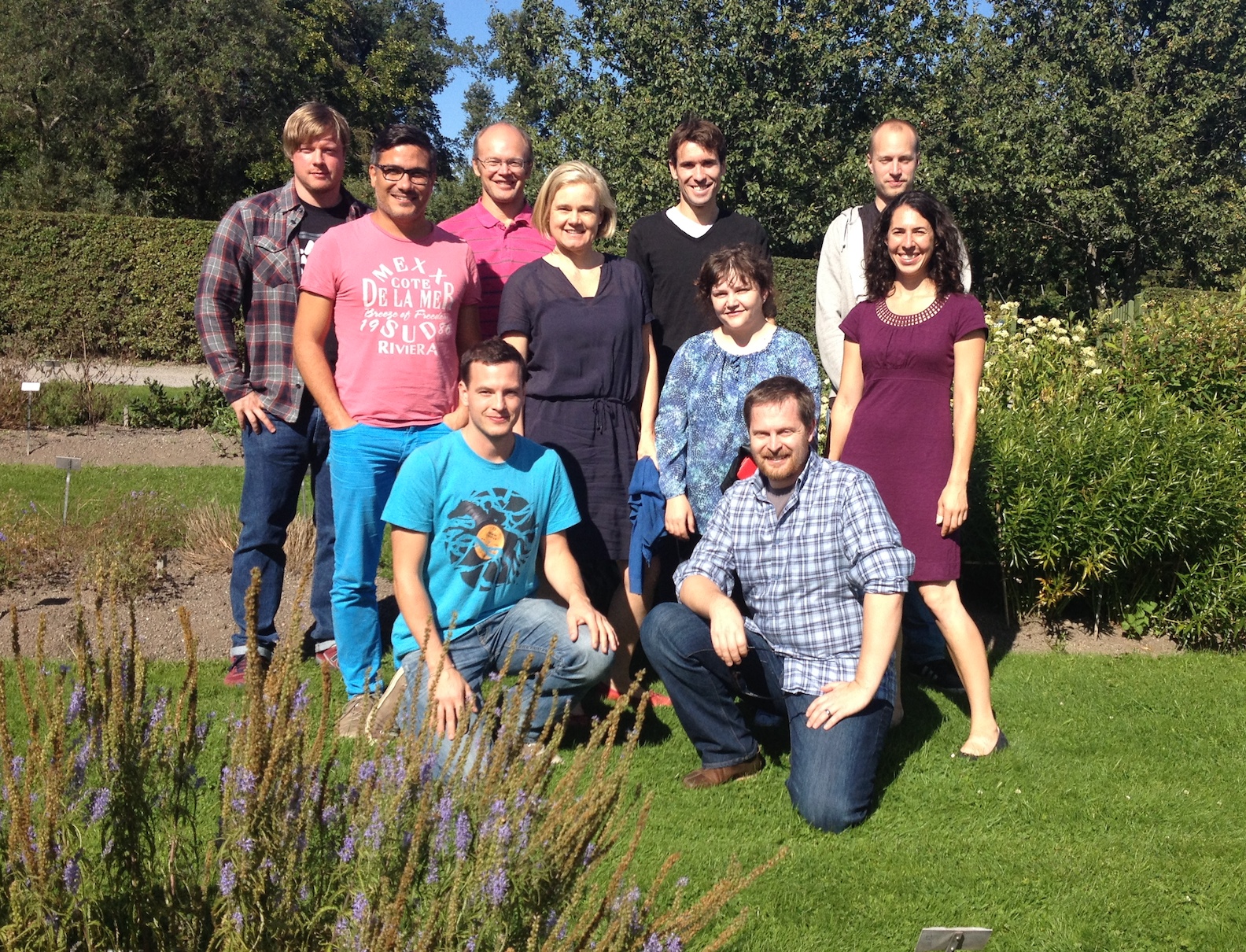 Group meeting Sept 2014